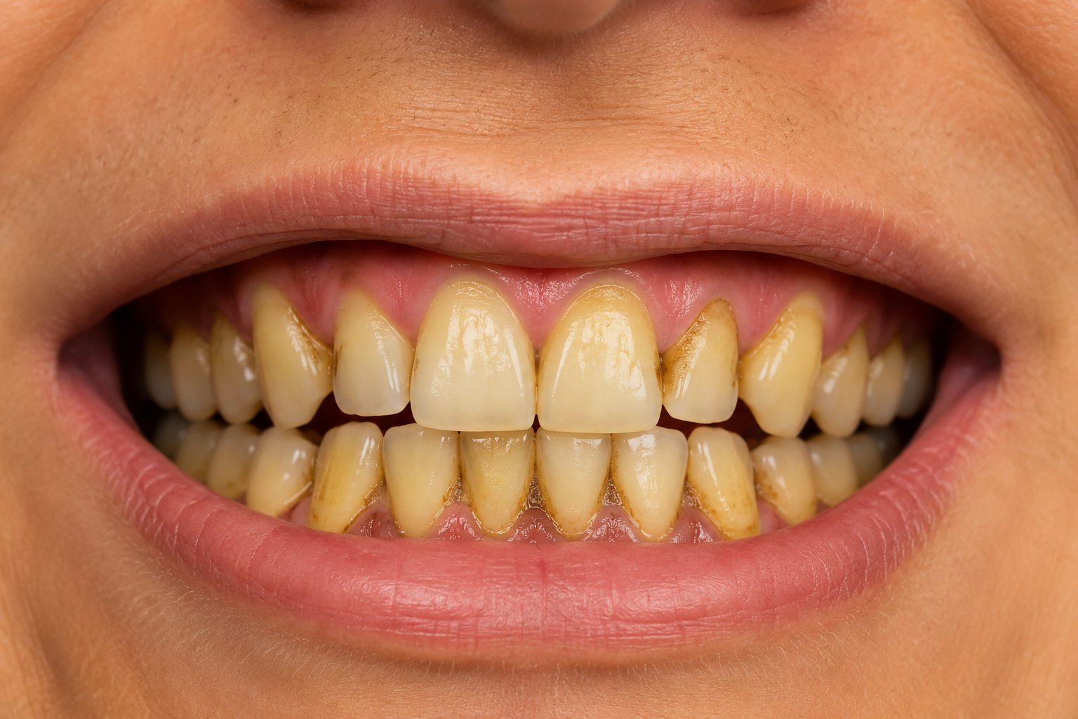 Smile before treatment